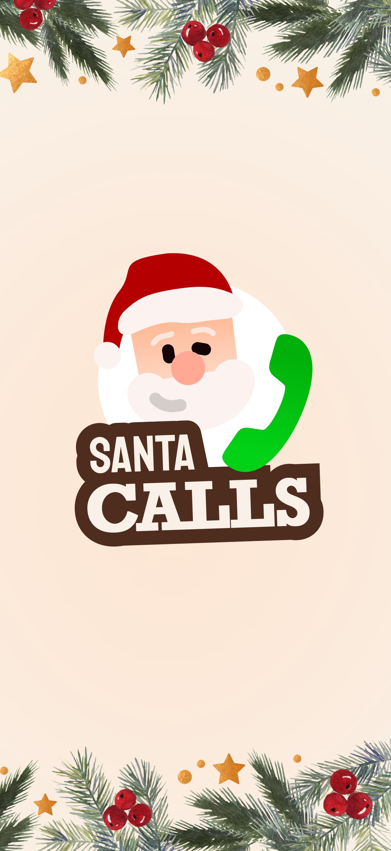 SantaCalls App Interface - Video Call with Santa